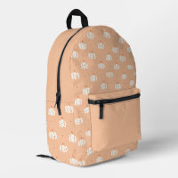 Abstraktes Kürbismuster gedruckter Backpack