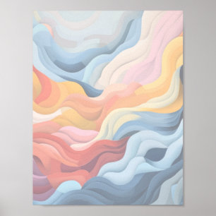 Abstraktes Landschaft 2 Poster