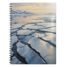 Abstraktes Landschafts-Notizbuch Journal Notizblock