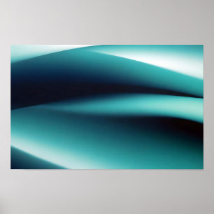 Abstraktes Landschaftstal Naturkulisse Kunst, Dich Poster