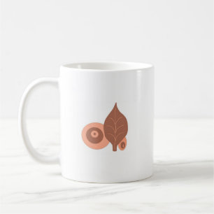 Abstraktes Leadesign Kaffeetasse