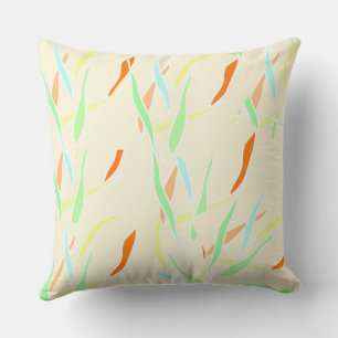 Abstraktes Leaf-Muster Kissen