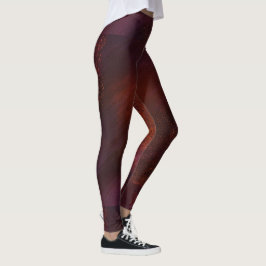 Abstraktes lebendiges Muster psychedelischer Farba Leggings