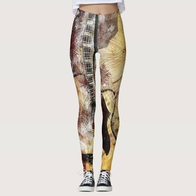 Abstraktes Leggings (Vorderseite)