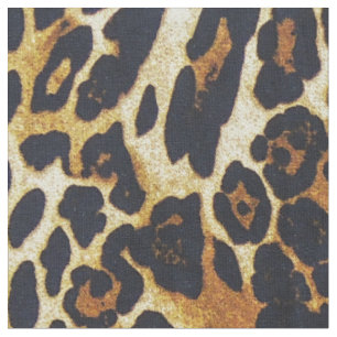 Abstraktes Leopard-Druckmuster Stoff