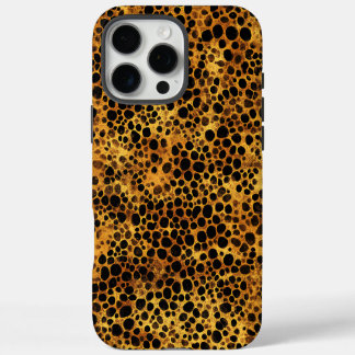 Abstraktes Leoparden-Druckmuster iPhone 16 Pro Max Hülle