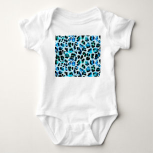 Abstraktes Leopardenmuster Baby Strampler