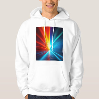 abstraktes Licht Hoodie