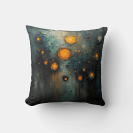 Abstraktes Licht im dunklen Ai-Kunstdesign Kissen