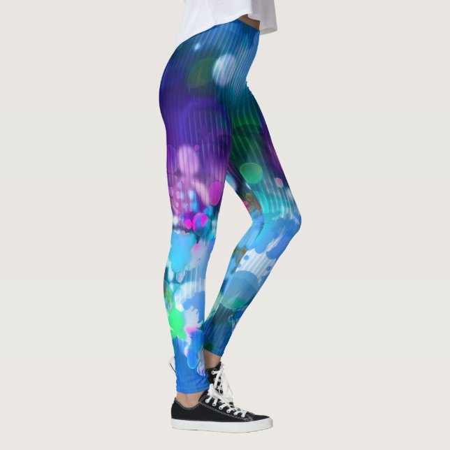 Abstraktes Licht Leggings (Rechts)