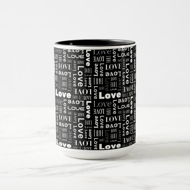 Abstraktes Liebestasse Tasse (Zentrum)