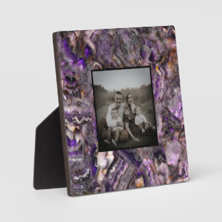 Abstraktes lila Amethyst Quartz, lila Granit Fotoplatte