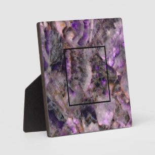 Abstraktes lila Amethyst Quartz, lila Granit Fotoplatte