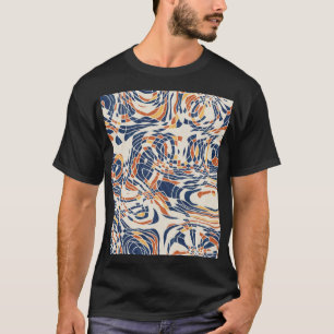 Abstraktes Line Geo, topographisch nahtlos Muster. T-Shirt