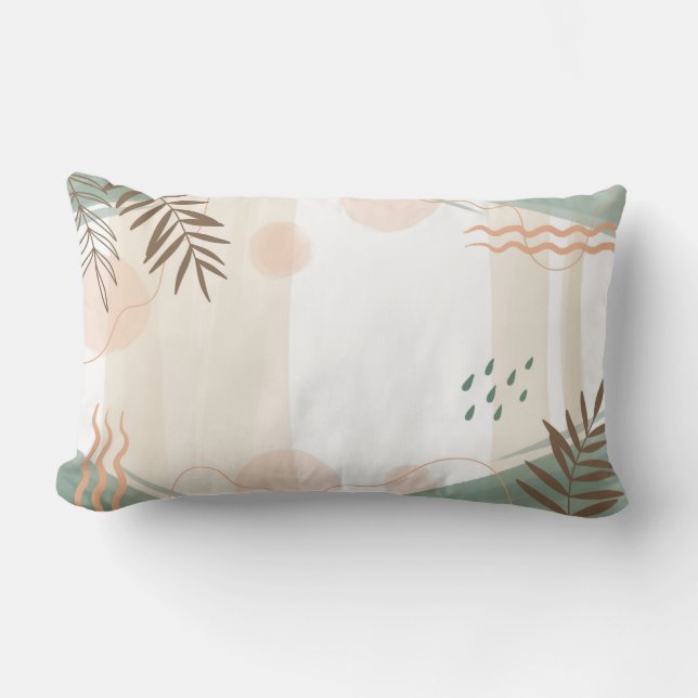 Abstraktes Lumbalkissen Lendenkissen (Vorderseite)