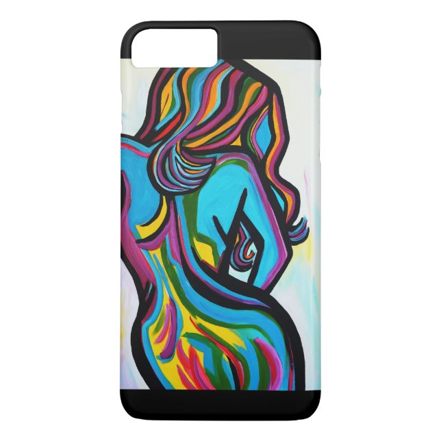 ABSTRAKTES MÄDCHEN 2 Case-Mate iPhone HÜLLE (Rückseite)