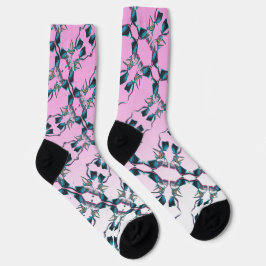 Abstraktes Malen auf Crew Socken
