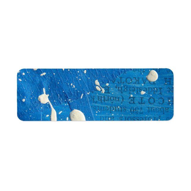 Abstraktes Malen mit gemischten Medien (Vorne)