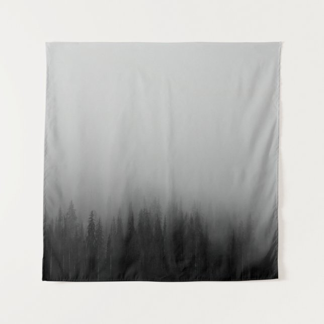 ABSTRAKTES MALERMALEN VON PINENWALD WANDTEPPICH (Vorderseite)