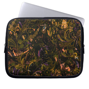 Abstraktes Mandala 5 Laptopschutzhülle