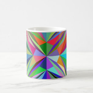 Abstraktes Mandala Kaffeetasse