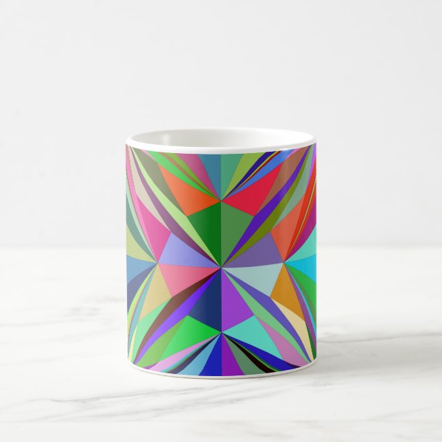 Abstraktes Mandala Kaffeetasse (Mittel)