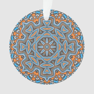 Abstraktes Mandala-Rundmuster Kaleidosco Ornament