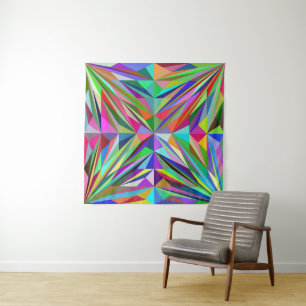 Abstraktes Mandala Wandteppich