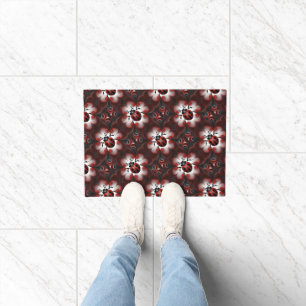 Abstraktes Marienkäfer-Kunst-Design, Fußmatte