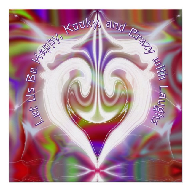 Abstraktes Marmor Flüssig-farbiges, glänzendes Pos Poster (Vorderseite)