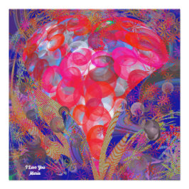 Abstraktes Marmor Flüssig-farbiges, glänzendes Pos Poster