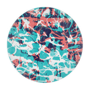 Abstraktes marmoriertes Papier - Hintergrund Schneidebrett