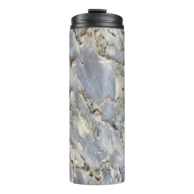 abstraktes Marmormuster Thermosbecher (Vorderseite)