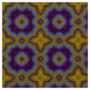 Abstraktes marokkanisches geometrisches Muster bla Stoff