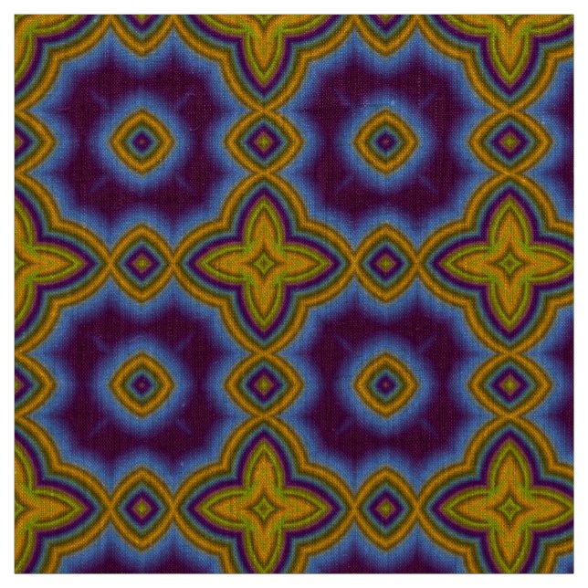 Abstraktes marokkanisches geometrisches Muster bla Stoff (Muster)