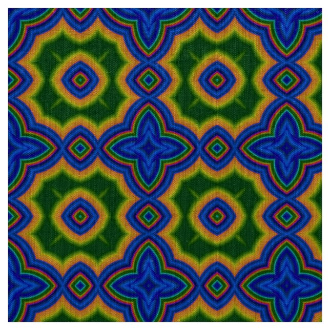 Abstraktes marokkanisches geometrisches Muster bla Stoff (Muster)