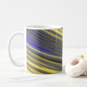 Abstraktes Meer Landschaft Gebrochene Wellen 06 Kaffeetasse