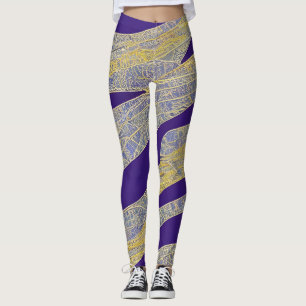 Abstraktes Meer Landschaft gebrochene Wellen 13 Leggings