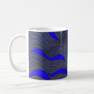 Abstraktes Meer Landschaft gebrochene Wellen 18 Kaffeetasse
