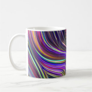 Abstraktes Meer Landschaft Gebrochene Wellen 24 Kaffeetasse