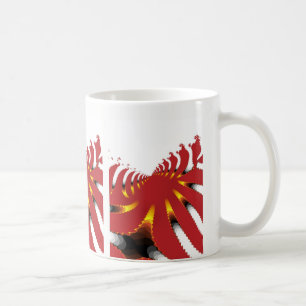 ABSTRAKTES MEERANEMON KAFFEETASSE