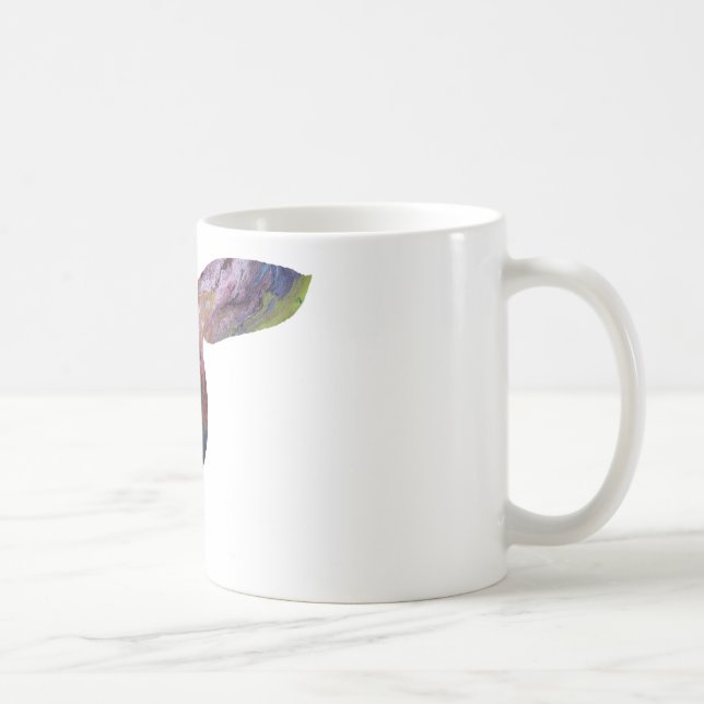 Abstraktes Meerschattenbild Tasse (Rechts)