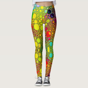 Abstraktes Mehrfarben-Splash-Design Leggings