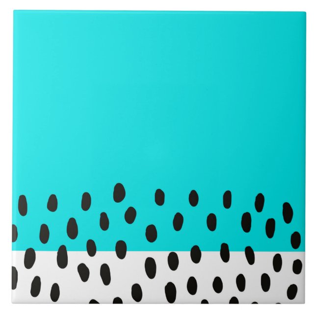 Abstraktes Mittelalter Moderne Kunst  Fliese (Vorderseite)