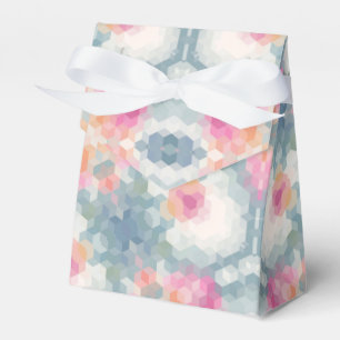 Abstraktes modernes geometrisches Ornamentalblau Geschenkschachtel