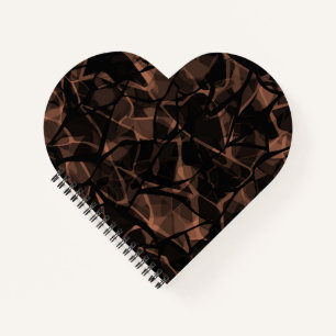 Abstraktes modernes Glasmosaikfliesen-Muster hell  Notizbuch