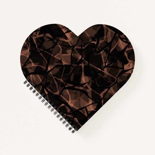 Abstraktes modernes Glasmosaikfliesen-Muster hell  Notizbuch (Vorderseite)