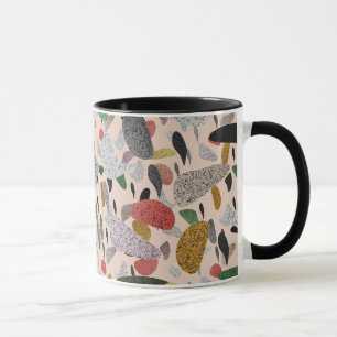 Abstraktes modernes künstlerisches Terrazzo-Stilmu Tasse