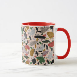 Abstraktes modernes künstlerisches Terrazzo-Stilmu Tasse