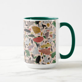 Abstraktes modernes künstlerisches Terrazzo-Stilmu Tasse